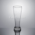 Verre à bulles transparente Pilsner buvant des verres de bière